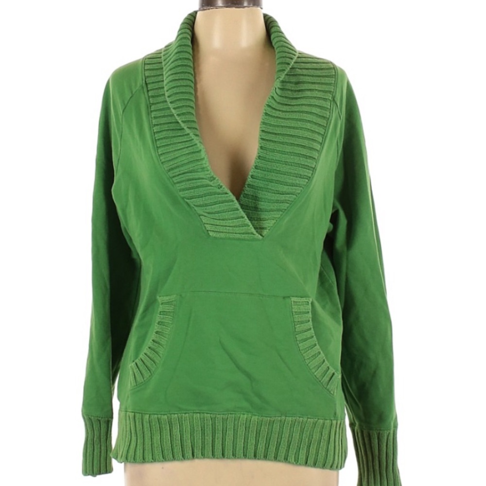 Old Navy | Knit rimmed pullover sweatshirt